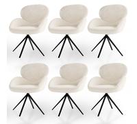 Chaise pivotante Albano Crème