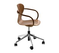 Chaise pivotante avec roulettes S 220 FDRW WxHxD 64x75-88x62cm