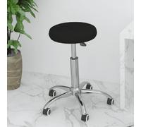 Chaise Pivotante de Bureau Blanc Similicuir Siège Tabouret de Travail vidaXL