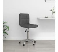 Chaise Pivotante de Bureau Crème Tissu Siège Ordinateur Ergonomique vidaXL