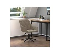 Chaise pivotante de bureau Gris clair Velours344856