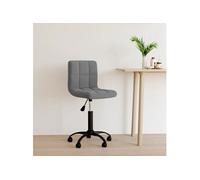 Chaise Pivotante de Bureau Noir Velours Siège Ordinateur Ergonomique vidaXL
