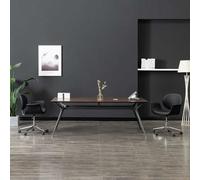 Chaise Pivotante de Bureau Noir Similicuir Siège Salon Chambre Maison vidaXL