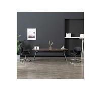 Chaise Pivotante de Bureau Noir Similicuir Siège Salon Chambre Maison vidaXL