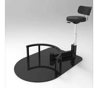 Chaise pivotante de coiffure, réglable à 360°, design moderne, soulagement de la fatigue pour une longue tenue, confortable et durable meubles de salon