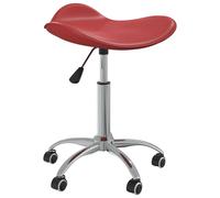 Vidaxl Chaise De Massage Rouge Bordeaux Similicuir Rouge