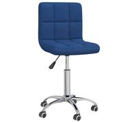 Chaise Pivotante de Salle à Manger Crème Tissu Dîner Cuisine Repas vidaXL