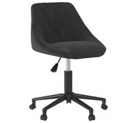 Vidaxl Chaise Pivotante De Salle À Manger Gris Clair Velours Gris