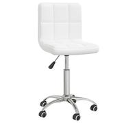 Chaise Pivotante de Salle à Manger Noir Similicuir Dîner Cuisine Repas vidaXL