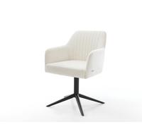 Chaise-pivotante Greg-Flex bou oux beige pied de chaise 4 branches noir pivotement sur 360° fonction bascule resorts ensachés