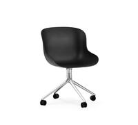 Chaise Pivotante Hyg avec Roues Aluminium/ Noir