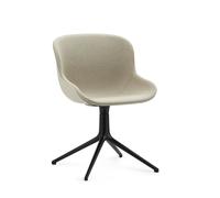 Chaise Pivotante Hyg Rembourrée en Aluminium Noir/lin Main Line MLF20