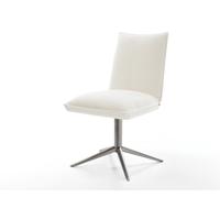 Chaise-pivotante Lelio-Flex bou oux beige pied de chaise 4 branches grafiete pivotement sur 360° fonction bascule resorts ensachés