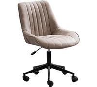 Chaise pivotante moderne pour bureau à domicile, chaise de jeu, rotation à 360°, élévation vers le haut et vers le bas, support stable, forte charge, 5 roues universelles en PU (couleur : kaki)