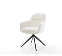 Chaise-pivotante Pejo-Flex bou oux beige pied croisé large noir pivotement sur 360° fonction bascule resorts ensachés