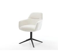 Chaise-pivotante Pejo-Flex bou oux beige pied de chaise 4 branches noir pivotement sur 360° fonction bascule resorts ensachés
