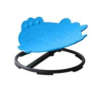 Chaise pivotante plate pour enfant, confortable pour s'allonger, autisme, équipement sensoriel, bleu