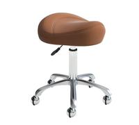 Chaise Pivotante Pneumatique À roulettes, Tabouret Ergonomique avec Coussin Moelleux Et Hauteur Réglable for La Maison, Le Bureau, Le Salon Ou La Boutique(Color 3)