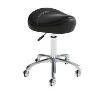 Chaise Pivotante Pneumatique À roulettes, Tabouret Ergonomique avec Coussin Moelleux Et Hauteur Réglable for La Maison, Le Bureau, Le Salon Ou La Boutique(Color 1)
