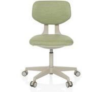 hjh OFFICE Chaise pivotante pour Enfants avec Dossier réglable en Hauteur Kid Classic Chaise de Bureau évolutive pour Enfants de 6 à 12 Ans, Vert