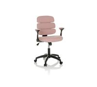 hjh OFFICE Chaise pivotante pour Enfants Kid ERGOLINO B Chaise pivotante avec Dossier Ergonomique, Rose, 736434