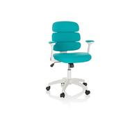 hjh OFFICE Chaise Enfant pivotante Kid ERGOLINO W Chaise Enfant avec Dossier Ergonomique, Bleu, 736430