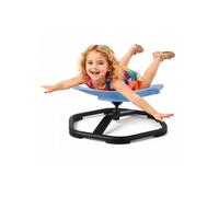 Chaise Pivotante pour Enfants Capacité 100 kg, Chaise Tournante Sensorielle, Siège Rotatif à Motif Éléphant, Base Antidérapante