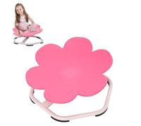 Chaise pivotante sensorielle pour Enfants Autisme Chaise pivotante pour Enfant Entraînement de Coordination et equilibre du Corps Autistes avec Base en métal antidérapante et Assise Confortable (rosa)