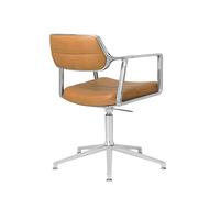 Chaise pivotante Vipp 453+ Vipp brun, Designer Vipp Design, 67x70-77.5x67 cm