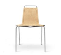 Chaise PK1 cordon naturel Carl Hansen & Søn Acier inoxydable - 5715397223165