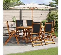 Chaise Pliable de Jardin Siège Patio Terrasse Extérieur Bois d'Acacia vidaXL