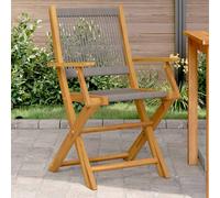 Chaise Pliable de Jardin Siège Terrasse Patio Bois d'Acacia Massif vidaXL