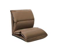 Chaise Pliable de Sol Noir Microfibre Siège de Salle de Séjour Salon vidaXL