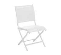 Chaise Pliable Élégance Blanche Mobilier De Jardin Tables