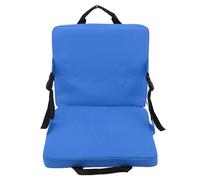 Chaise Pliable Extérieure avec Dossier Candon à éponge Douce Chaise Arrière pour Stade et Plage (Bleu)