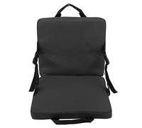 Chaise Pliable Extérieure avec Dossier Candon à éponge Douce Chaise Arrière pour Stade et Plage (Noir)