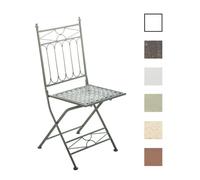 Chaise pliable nostalgique ASINA Loraville - CLP - en métal - fer forgé - 6 couleurs - vert antique
