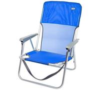 Chaise Pliante - Aktive - 62605 - Aluminium - Position Fixe - 54 X 56 X 64 Cm - Bleu Multicolore