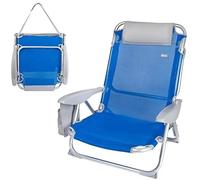 Chaise Pliante - Aktive - 62609 - Aluminium - 4 Positions - Coussin Confortable Multicolore