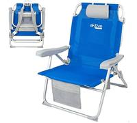 Aktive Beach Backpack Chair Xxl Bleu 67.5 x 70.5 x 86 cm