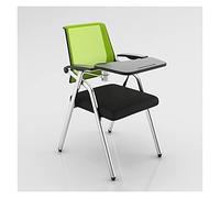 Chaise pliante avec bureau attaché, support lombaire et bras pour tablette pour étude et bureau