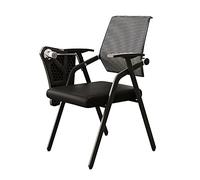 Chaise pliante avec bureau fixe et support lombaire pour bureau et maison