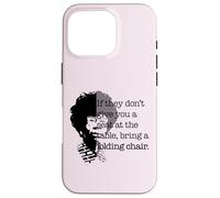 Chaise Pliante avec Citation Shirley Chisholm de Seat at The Table Coque pour iPhone 16 Pro