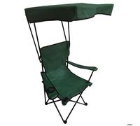 Chaise pliante avec pare soleil sunrise vert Vert