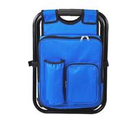 Chaise Pliante Avec Sac À Dos - Tabouret Portable Avec Un Sac Réfrigérant Isotherme | Chaise Pliante d'Extérieur avec Housse de Transport | Convient Pour Le Camping, Les Voyages, Le Jardin, La Randonn