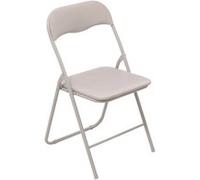 Chaise pliante PVC Beige Five