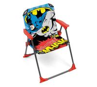 ARDITEX Chaise Pliante avec accoudoirs Batman de DC Comics - 38x32x53cm - Adaptée au Jardin, Camping, Plage ou Montagne - Idéale pour Enfants.