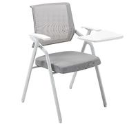 Chaise pliante Chaise d'événement avec accoudoirs Chaise d'entraînement avec tableau d'écriture, chaise de conférence pliable portable, chaise de loisirs simple ergonomique, pour bureau (couleur