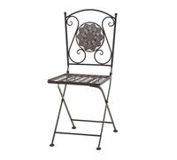 Chaise pliante Como Gardamo acier mosaïque