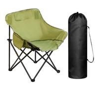 Chaise Pliante de Camping, Chaise de Plage inclinable Portable à Trois Vitesses pour Les Voyages et la pêche(Vert)